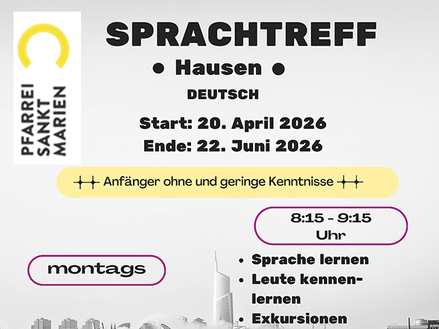 Deutsch-Sprachtreff in Hausen