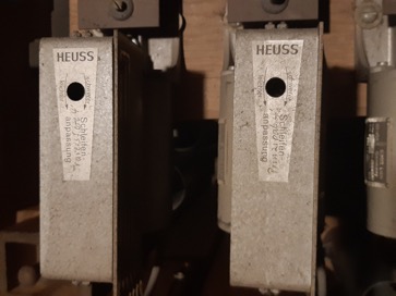 verschmutze elektronische Komponenten