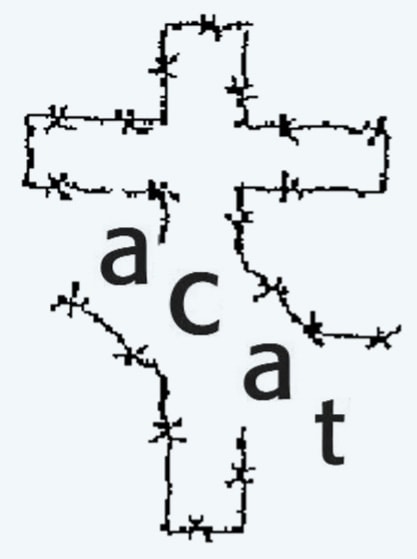 acat deutschland christen fuer eine welt ohne folter kreuz gebetsblatt 400